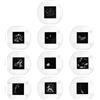 Fukaisu 10pz Galassia Luce Notturna Proiettore Pellicole, Cielo Stellato Proiezione Pellicole per Maggior Parte Lampada LED Luce Stellare Bambini Camera Letto Adulti Decorazione (Solo Diapositive)