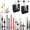Outus 2 Meccanismi di Movimento dell'Orologio al Quarzo Meccanismo dell'Orologio Senza Ticchettio con 8 Set di Lancette dell'Orologio di Sostituzione dei Kit di Movimento DIY (20 mm)