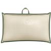 gef + medica Gef Medica® 2 Pezzi Custodia Porta Cuscino 81x51 cm, Con Zip e Manico in TNT, Fronte PVC Trasparente, Busta Salvaspazio per Cuscini, Trapunte, Coperte o Biancheria, Colore Panna con Bordo Verde