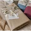 Generico Completo Lenzuola Matrimoniale Renato Balestra Art. Flower - Cotone Stampato - Set Letto Elegante e Confortevole (Beige)