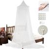 IATAHI Zanzariera Letto, Grande Zanzariera, Zanzariera per Letto Singolo Matrimoniale, Tenda per Letto, Zanzariera a Baldacchino, Bianca, 60 x 250 x 1050 cm
