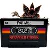 Stranger Things Orologio Sveglia Cassetta Lampada Originale Nero