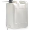 Ecoplast | Tanica 27 Litri, Fusto in Plastica, Rubinetto non Incluso, Colore Neutro