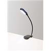 McShine Lampada da lettura a LED, 5 LED, funzionamento a batteria, flessibile, con morsetto, 3 livelli di luminosità