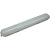 ChiliTec Lampada da soffitto a LED per ambienti umidi, con passaggio, IP65, 230 V, illuminazione per vasca da bagno, garage, cantina, bianco neutro, lunghezza 60 cm