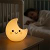 Live SoGOOD Luce Notturna Bambini, Silicone Cambia Colore, Luna | Ricaricabile USB-C, timer, lavabile, luce calda regolabile, lampada da comodino portatile senza fili per la cameretta
