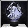Lampephoto.fr - Lampada 3D B. Lee Decorazione Collezione Attore cinese americano, Idea regalo uomo donna, Oggetto B. Lee Luce notturna per adulti, Deco camera da letto, Idea regalo Natale uomo donna