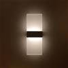 Eurekaled - Applique LED da parete Han 8W 400lm Luce naturale 4000K - Lampada da muro per spazi interni, camera, corridoio, soggiorno - IP20