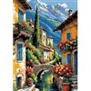MEIYUDA Diamond Painting Paesaggio Montagna, 5D Diamond Painting Kit Completo Paesaggio, 5D Pittura Diamante Kit Ricamo a Punto Croce Artigianale Per La Decorazione Della Parete Di Casa 30x40cm