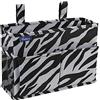 Surblue Comodino Caddy Hanging Organizer Letto 4 Tasche e 2 Ganci Piccola Zebra