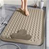 KQIEJUY Tappetino da Doccia Antiscivolo, Tappetino da Bagno con Ventose, Tappeto Antiscivolo da Doccia per Anziani, Tappetino per Piatto Doccia Rettangolare Antiscivolo, Tappeto Bagno 80 x 50 cm