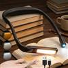 Tomshine Luce da Collo per Uncinetto con Sensore Intelligente, 1800mAh Lampada da Lettura per Leggere a Letto, 3 Colori e Luminosità Regolabile, 270° Flessibile Luce per Lettura Libri Ricaricabile