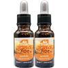FEI FAN 2x Fragrance Oil Per Umidificatori e Brucia Essenze. Disponibile In Diverse Fragranze 20ml (SANDALO)