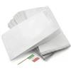 MAQA Sacchetti Bianchi Carta Kraft per alimenti Sacchetto in Carta Kraft Bianco per cornetti, pizze, dolci, confetti, caramelle 19+15x38 cm/1000