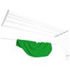 KADAX Stendibiancheria da soffitto 5x140cm, stendibiancheria salvaspazio per montaggio a soffitto, stendibiancheria per il soffitto, stendibiancheria da soffitto in acciaio (Bianco)