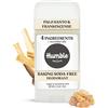 Humble Simple And True. Deodorante senza alluminio Humble Brands, Vegano E Cruelty Free, Formulato per pelli Sensibili, Bastone Santo E Incenso, 2,5 Once (confezione da 1) 2,5 Once (confezione da 1)