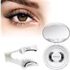 Ysmorla Ciglia Magnetiche Naturali, Ciglia Finte Magnetiche riutilizzabili con applicatore, non c'è bisogno di colla magnetica per Ciglia QUEWEL facile da indossare e rimuovere （Style B 07)