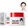 Cynamus Crema Viso Acido Kojico per Schiarire, 50 G Kojic Acid Cream Sbiancante Pelle Idratante Anti Rughe Crema Per Il Viso, Anti Rughe E Tonificante Pelle Idratante
