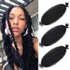 LPARMJIT Springy - Extension di capelli afro kinky twist all'uncinetto, pre-separate, trecce finte, trecce a farfalla (1b, 50,8 cm, confezione da 3)