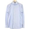 Suitsupply Camicia Uomo 40/15 3/4 Extra Slim Blu Cotone 100% Rigata Formale