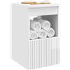 vidaXL Mobile da Bagno Bianco Lucido 30 x 35 x 50 cm,
