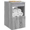 vidaXL Mobile da Bagno Sonoma grigio 30 x 35 x 50 cm,