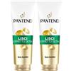 Pantene Pro-V Lisci Effetto Seta Balsamo 350ml per Capelli Crespi e Opachi. Balsamo Quotidiano. Con Vitamina B5 e Miscela di Nutrienti. Senza Olio Minerale e Coloranti. Tecnologia Active Nutri-Plex