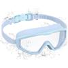 Seaflar Occhialini Nuoto Bambini Anti-Appannamento UV - Visione Larga 180° - Regolazione 1-Clic & Sigillo in Silicone - Unisex Occhialini Piscina da 3-12 Anni