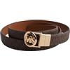 Michael Kors Cintura reversibile in pelle sottile 559063T per donna
