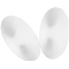 GAROZATION Spalline in Silicone Adesive Antiscivolo Nastro Adesivo Biadesivo, Cuscinetti Ammortizzanti Facili da Applicare, 2 Paia