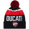 New Era Berretto da adulto in maglia, con logo Ducati, colore nero