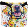 WDdZzyy Copertura per mazza da golf con chiusura magnetica, per uomini e donne, in pelle PU, impermeabile, con labrador retriever