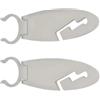 FUANA Morsetto in metallo per paddleboard, fissaggio sicuro per kayak, clip per stand up paddle, resistente ai raggi UV, accessorio di bloccaggio per pesca e tour, 11 x 3,3 cm, confezione da 2 (rosa)