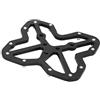 AOWINHIT 1 Paio di Adattatori per Pedali Bici in Lega di Alluminio, Pedali a Sgancio Rapido Leggeri e Resistenti per Bici da Strada e Mountain Bike, 90 Mm X 85 Mm, Colore/rosso/titanio (nera)