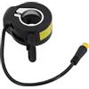 RichVibe Acceleratore a pollice per scooter elettrico Kugoo G2 per Pro, acceleratore in lega di alluminio con design antiscivolo, accessorio facile da sostituire, linea 14 cm, nero