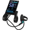 Sxhlseller Display Impermeabile per Bici Elettrica 24V 36V 48V |Pannello Contatore Intelligente con Chilometraggio velocità Livello Batteria