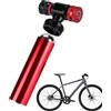 Generisch Pompa CO2 per bicicletta, set di gonfiaggio per pneumatici, accessori per bicicletta per viaggi urgenti, avventure, sport di montagna, corsa, esercizio, moto, scooter, ciclismo all'aperto