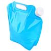 PLAFOPE Borsa d Acqua Pieghevole Portatile da 5l in Plastico per Escursionismo e Sopravvivenza all Aperto Manico Facile da Trasportare e capacità di Iniezione d Acqua