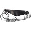 Ronyme Sella Impermeabile Bicicletta Vintage con Linea Ergonomica Finitura Cuoio Lucido Tecnologia di Assorbimento Scosse E Profilo Retro Adatta per Bici da Strada Officina Percorso Casa-lavoro, Nero