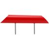 Generic Tee Marker Impermeabile con Punte in Metallo Colore Rosso per Aree Pratica Campi da Golf 50mm - 1 unità