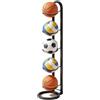 JUDACAIFU 5 Strati Porta Palloni, Rastrelliera da Basket Verticale,Portapalloni Verticale smontabile, canestro da Basket, portapalloni Adatto per Calcio, Pallacanestro e pallavolo