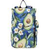 WDdZzyy Borsa da tennis leggera per articoli sportivi, contiene 2 racchette, per donne, uomini, adolescenti, divertente, con avocado e frutta blu reale