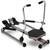 WINZING Vogatore per casa, vogatore idraulico fitness con resistenza regolabile e display LCD, portata 120 kg, vogatore per allenamento completo del corpo e cardio