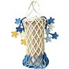 Generic Portaborraccia all'uncinetto con astuccio portaoggetti con nappe a stella
