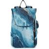 WDdZzyy Tenni - Borsa per racchette da badminton carina, robusta, zaino da viaggio per uomini e donne, tennis, sport, con texture marmorizzata blu e oro