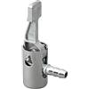 FortunateSweet Adattatore valvola bicicletta 6 mm in alluminio per Presta Converter per tubo pneumatico - consente il pompaggio della stazione di servizio per biciclette elettriche e scooter