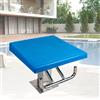 Generic Piattaforma professionale in acciaio inox inclinata di 15°, supporto per piscina, per uso interno ed esterno, per competizioni