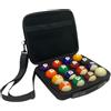 Generisch Borsa per palline da biliardo, borsa portatile per palline da biliardo, con maniglia e tracolla, per intrattenimento domestico, attività al chiuso e all'aperto, competizioni