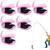 Generisch Clip Canna Da Pesca 6 Pezzi Attrezzatura Da Pesca A Mosca Portatile