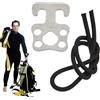 Generisch Gancio Side Mount Subacqueo Accessorio di sicurezza in acciaio